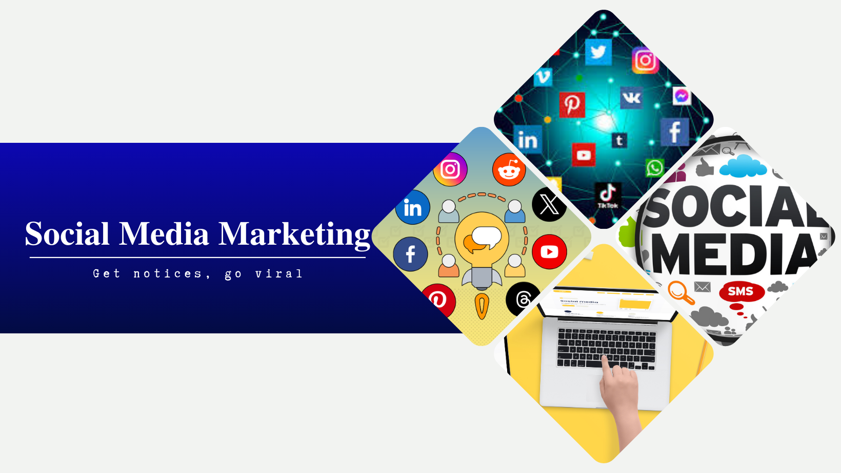 SMM cover, social media banner, Instagram marketing, Facebook ads