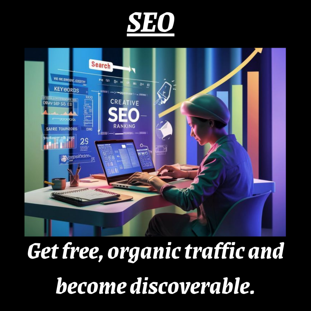 SEO, how to work on google, get website traffic, show website on top, keywords
